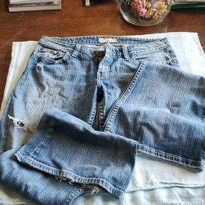 BKE Denim Star Strech Women's Pants Boot Cut Size 32 x 31.5 Preowned